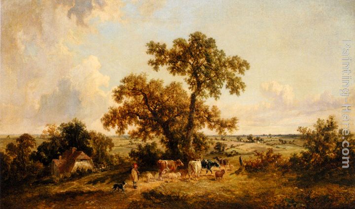 The Young Herdsman painting - James Edwin Meadows The Young Herdsman art painting